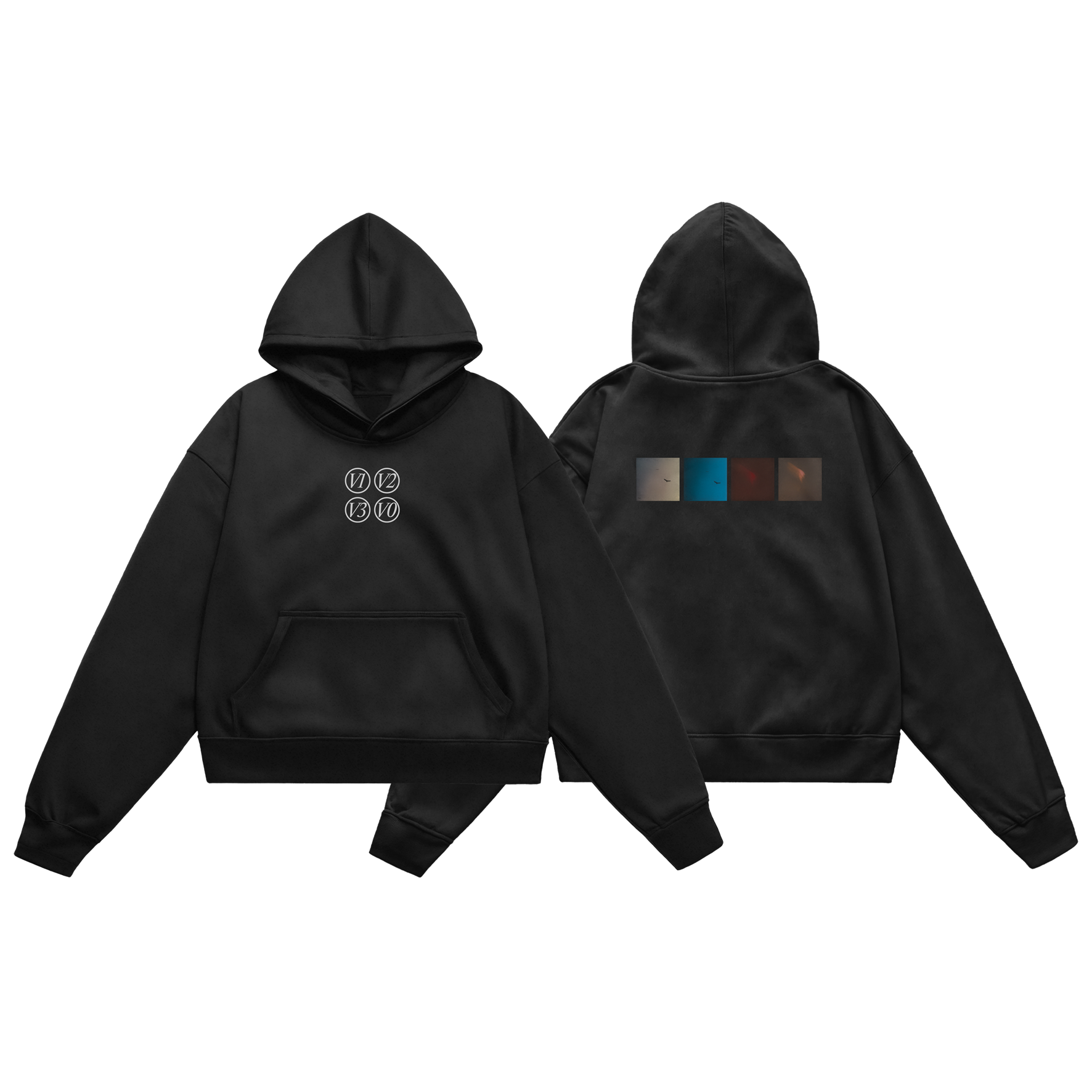 Capsule Brouillons V1. V2. V3. V0. (hoodie)